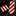 Red & Ivory Broad Stripe Necktie