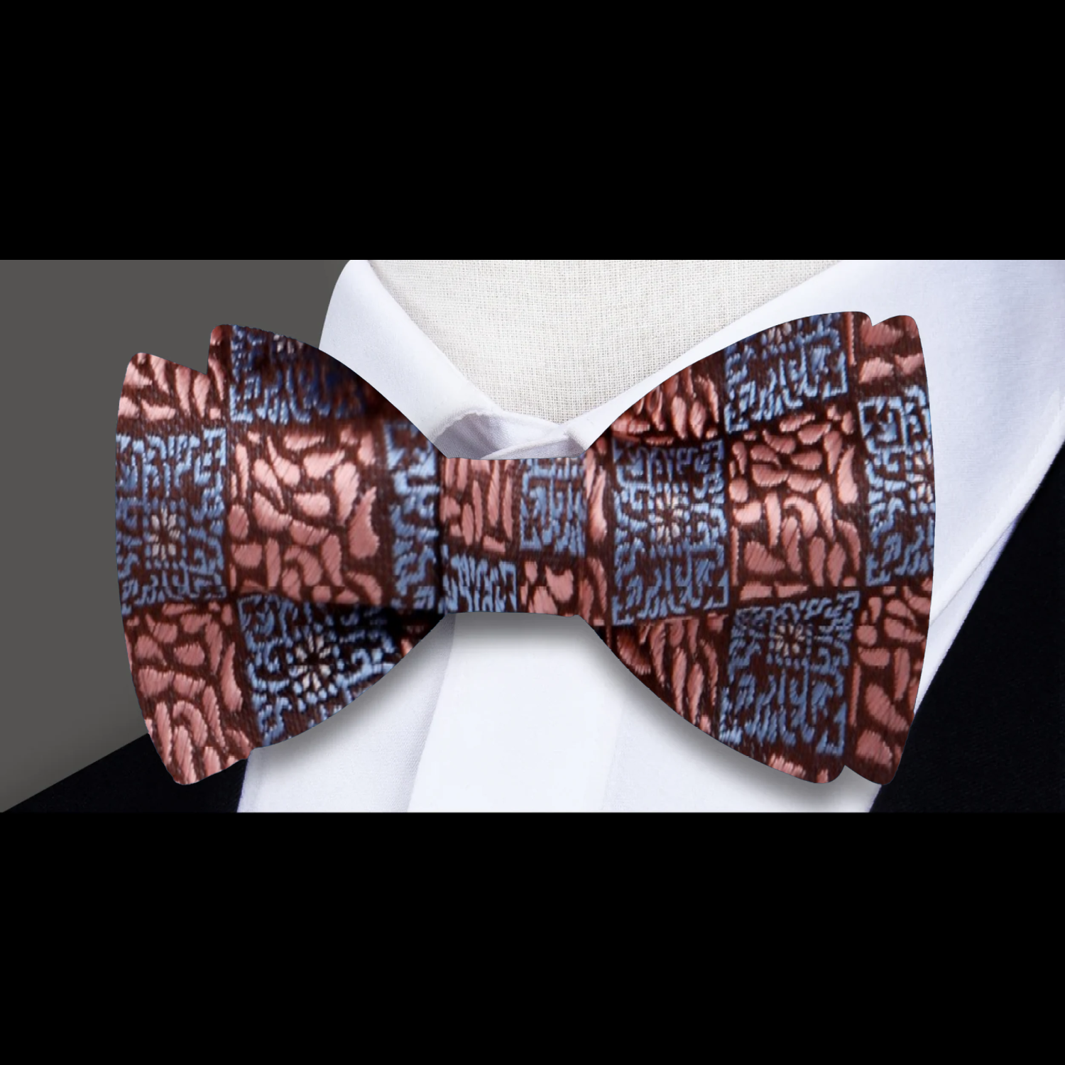 Kids Rose Gold Ulysses Bow Tie