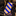 peach blue block stripe tie