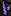 Blue orange stripe tie thin and square
