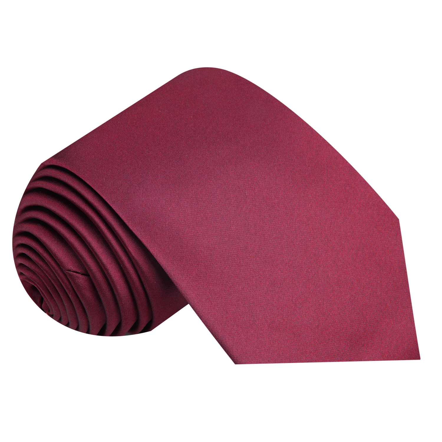 Ruby Red Wine Solid Necktie 