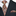 Light Peachy Orange with Multicolor Floral Pattern necktie and matching square