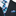 A Light Blue, Ice, White Geometric Check Pattern Necktie, Matching Pocket Square