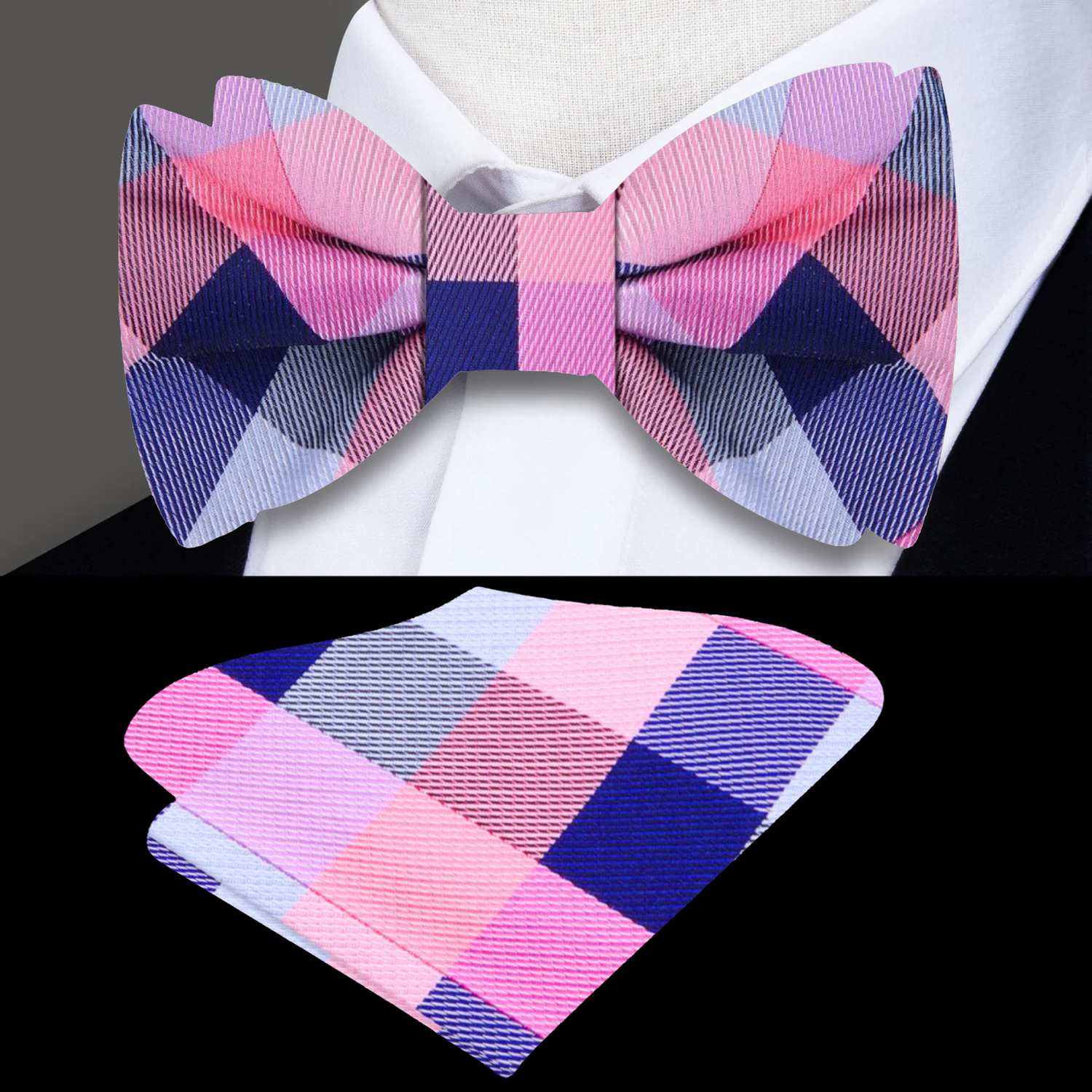 Sophisticated Check Bow Tie