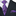 Shades of Purple Paisley Necktie and Square