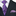 Shades of Purple Paisley Necktie and accenting Square