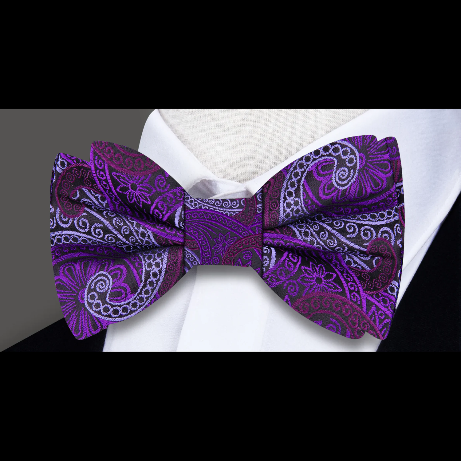 Precise Paisley Bow Tie