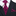 Main Black with Reddish Pink Leaves Necktie and Matching Square