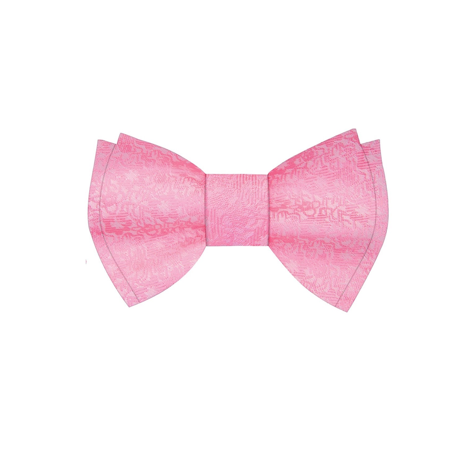 Shimmer Pink Texture Bow Tie  