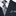 Main A Black, Grey, White Paisley Self Tie Necktie and Pocket Square