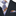Main: An Orange, Black, White, Grey Paisley Self Tie Necktie and Pocket Square