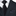 Sleek Black Squares Tie with Accenting Grey and Black Floral Pocket Square