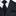 A Solid Black With Check Texture Pattern Necktie, Matching Pocket Square
