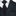 Black suit jacket, white shirt, and black tie on a white background