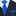 Solid Sky Blue Lined Tie and Square