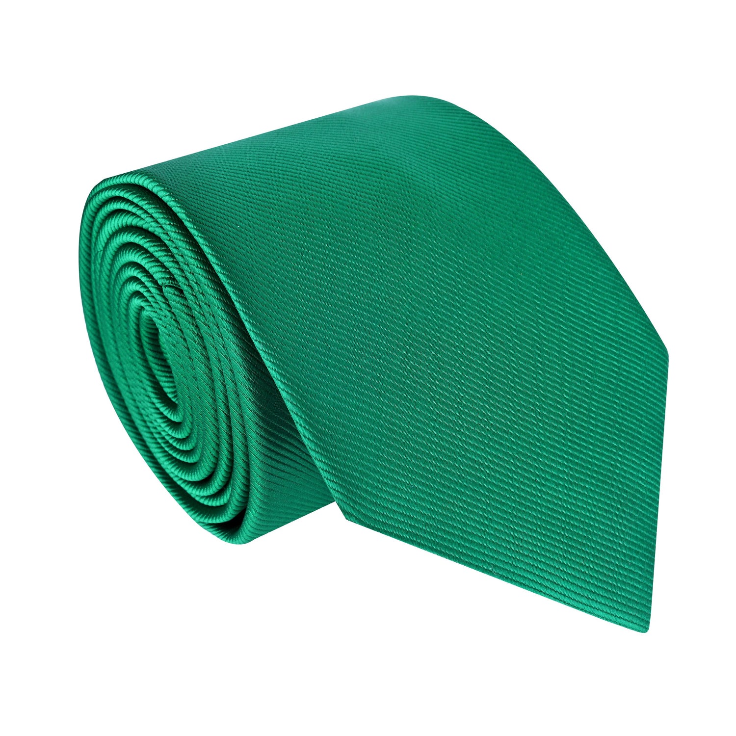 Solid Green Necktie  