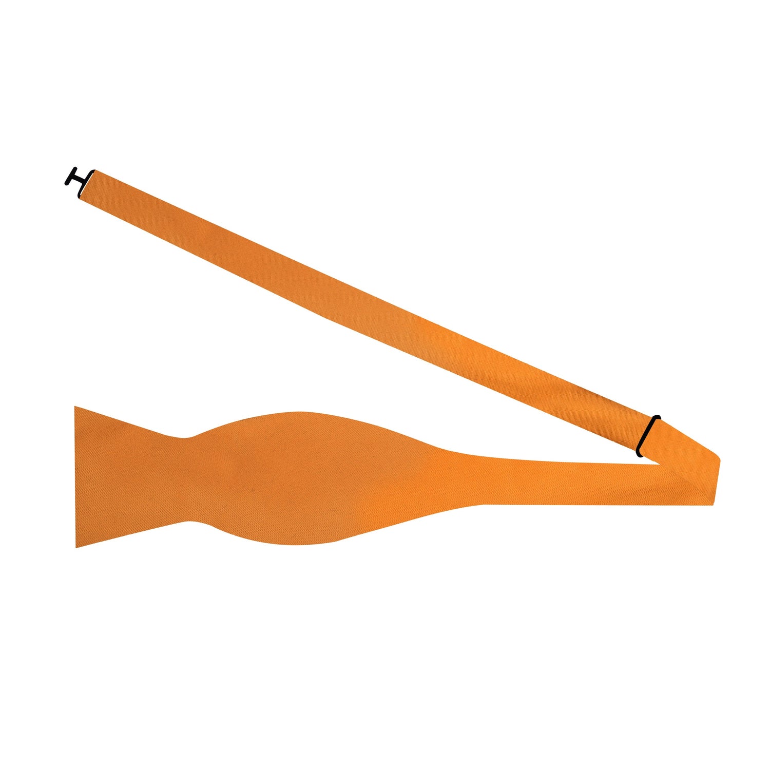 Solid Orange Bow Tie Self Tie