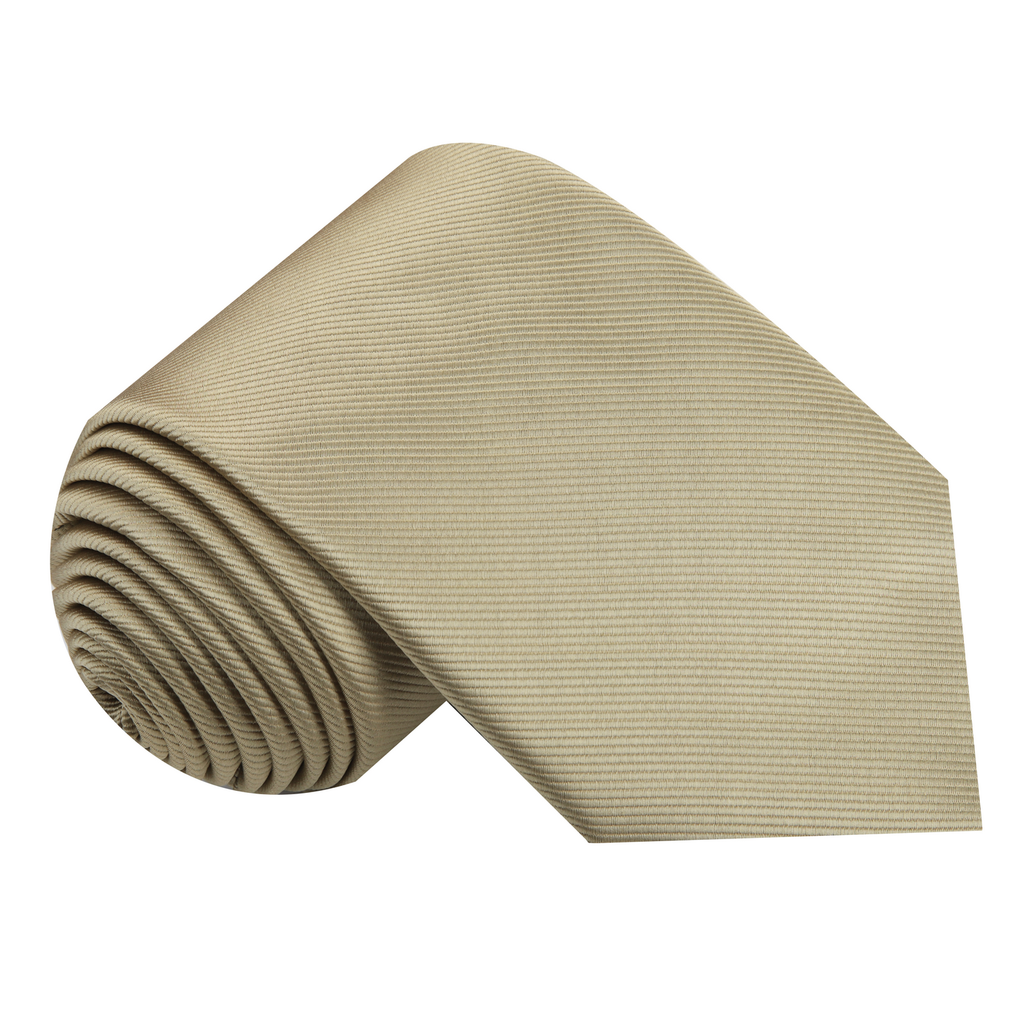 Solid Pale Gold Tie 