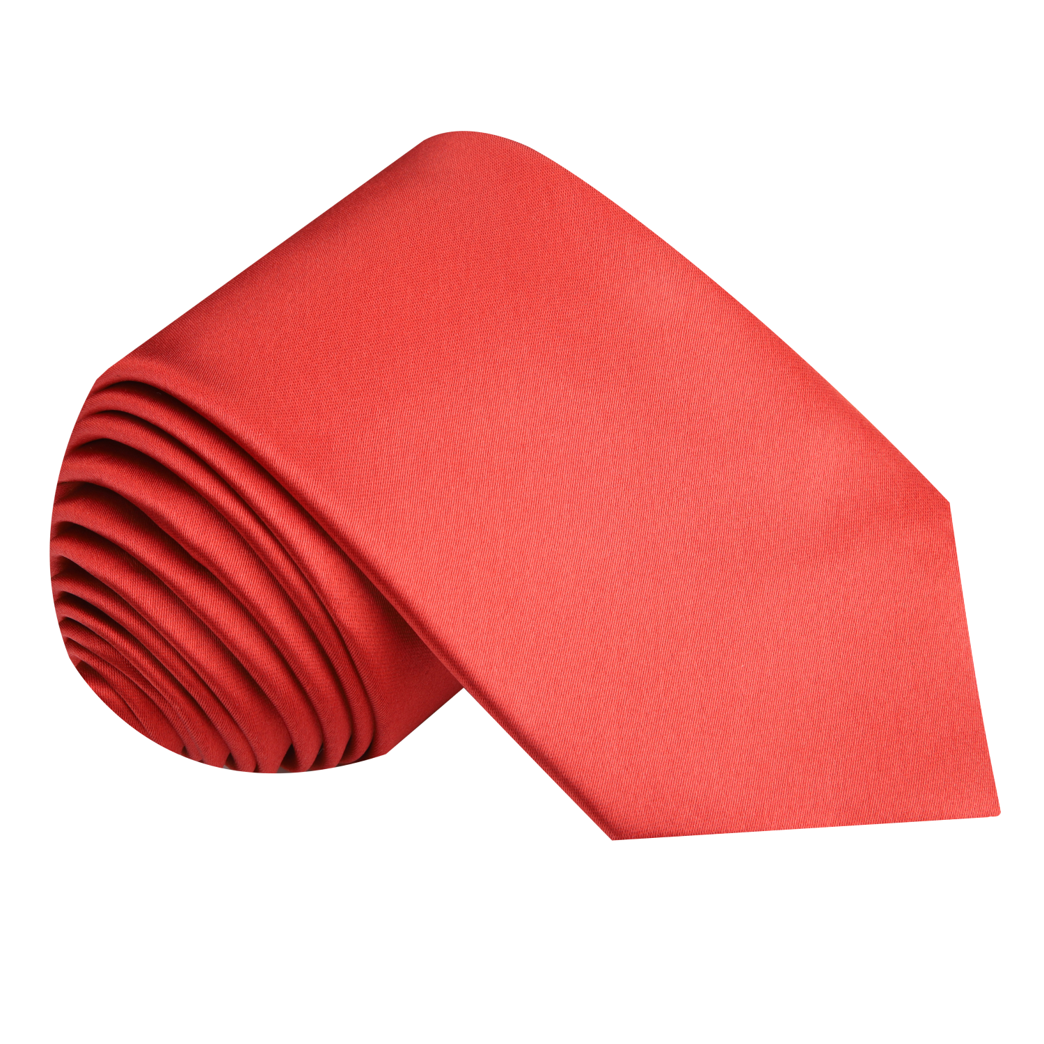 Solid Red Necktie  