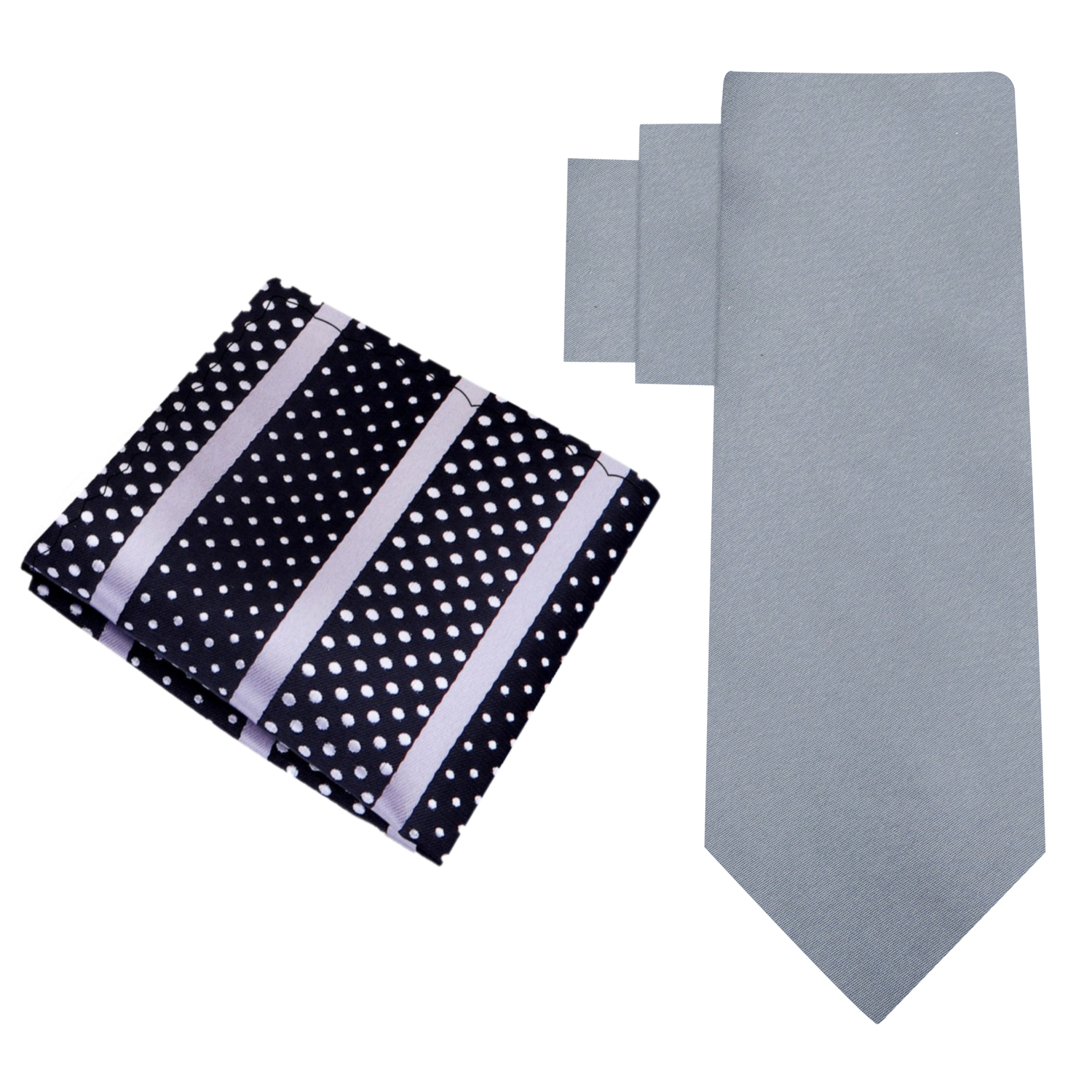 Alt: Grey Necktie and Accenting Square