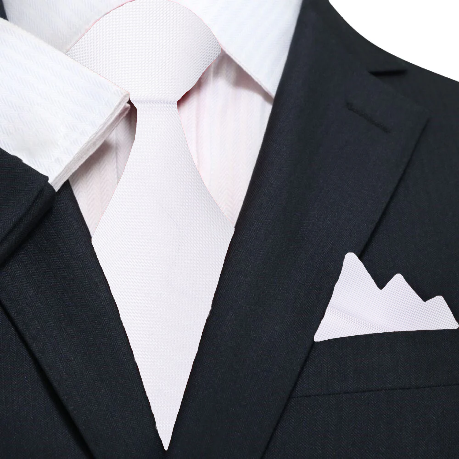 White Tie and Handkerchief