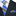 Stone Green, Blue Stripe Tie and Pocket Square