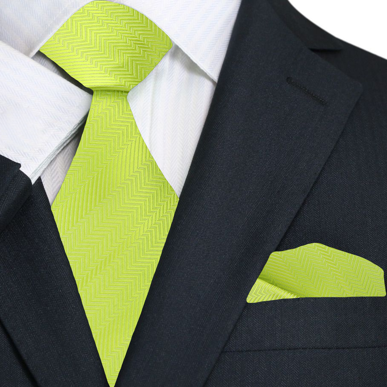その他 TSJ NECKTIE GREEN CHECK XL Green Striped Necktie | Cheap-Neckties.com
