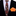 Thin Black and Orange Beer Necktie and Accenting Square