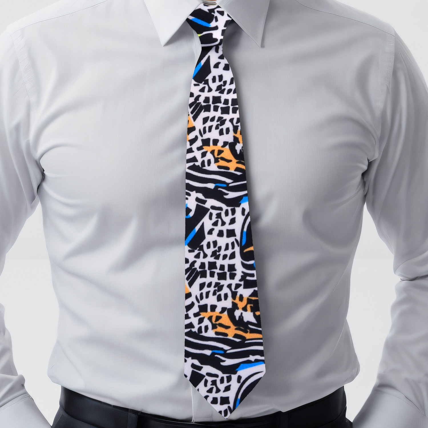 Man Wearing Akoma Tie 2