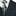 White, Green and Black Abstract Tie and Green Stripe Square