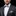 White, Olive, Black, orange Stripe Bow Tie and Square on Man