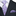 Main: White Grey Purple Abstract Tie and Square