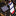 Red Ivory Blue Stripe Tie   and accenting square