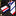 Red Ivory Blue Stripe Tie and square