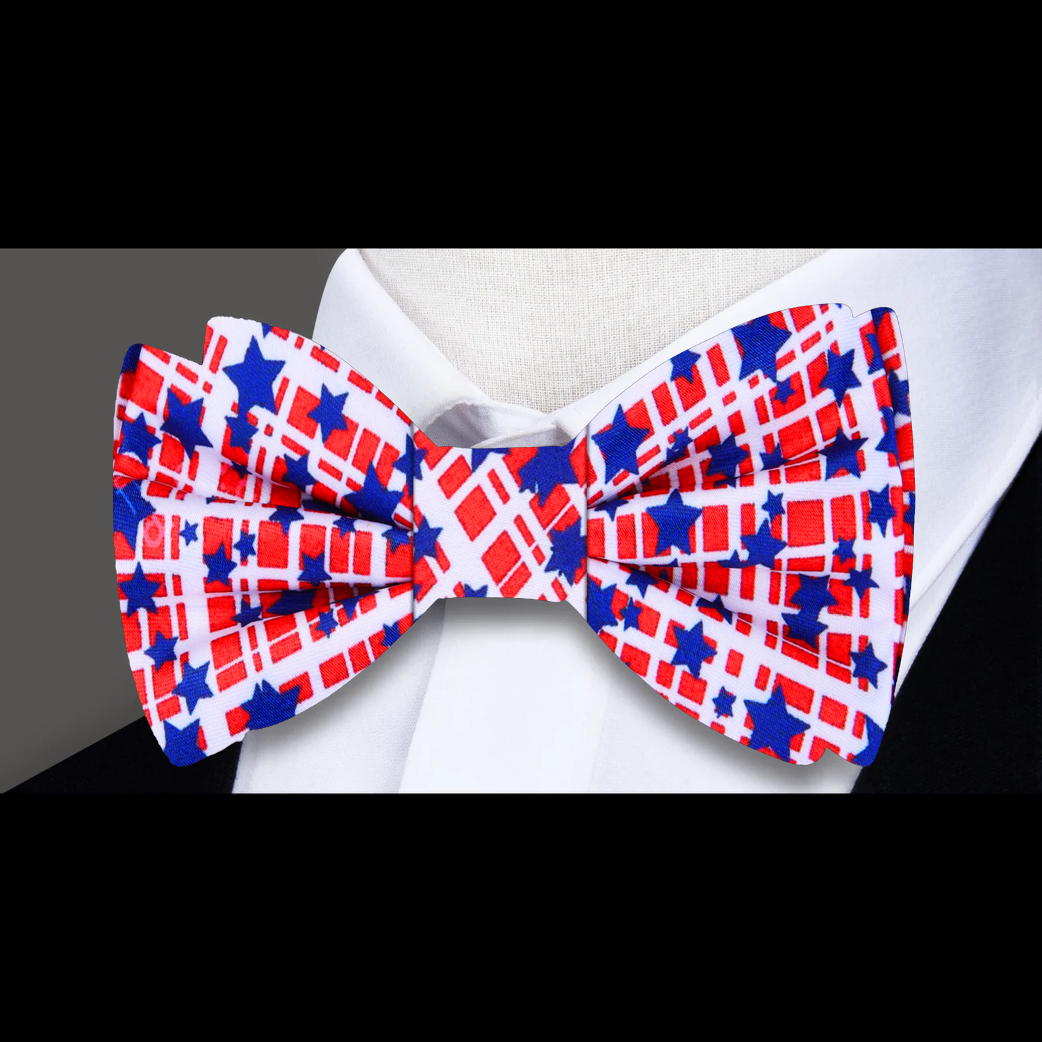 Red Blue Stars Of The District Bow Tie 