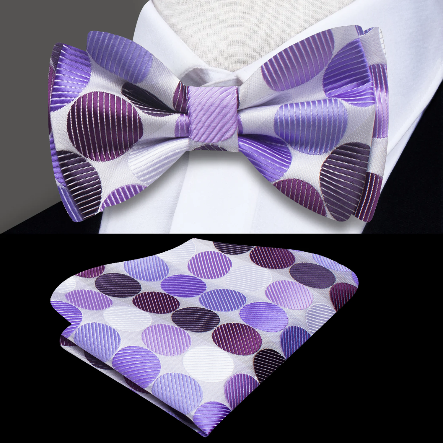 Pastel Polka Bow Tie