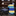 Royal Blue, Turquoise & Yellow Striped Necktie