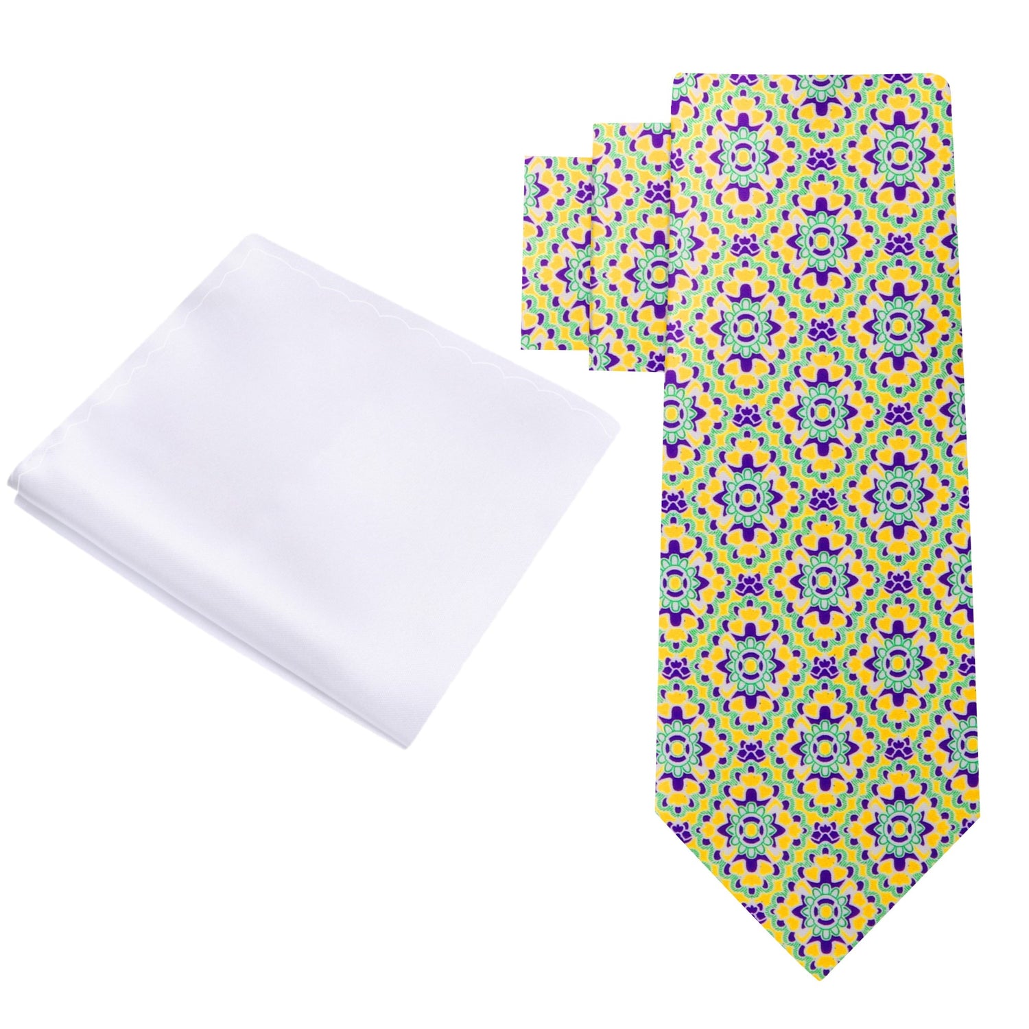 Yellow Mosaic Necktie