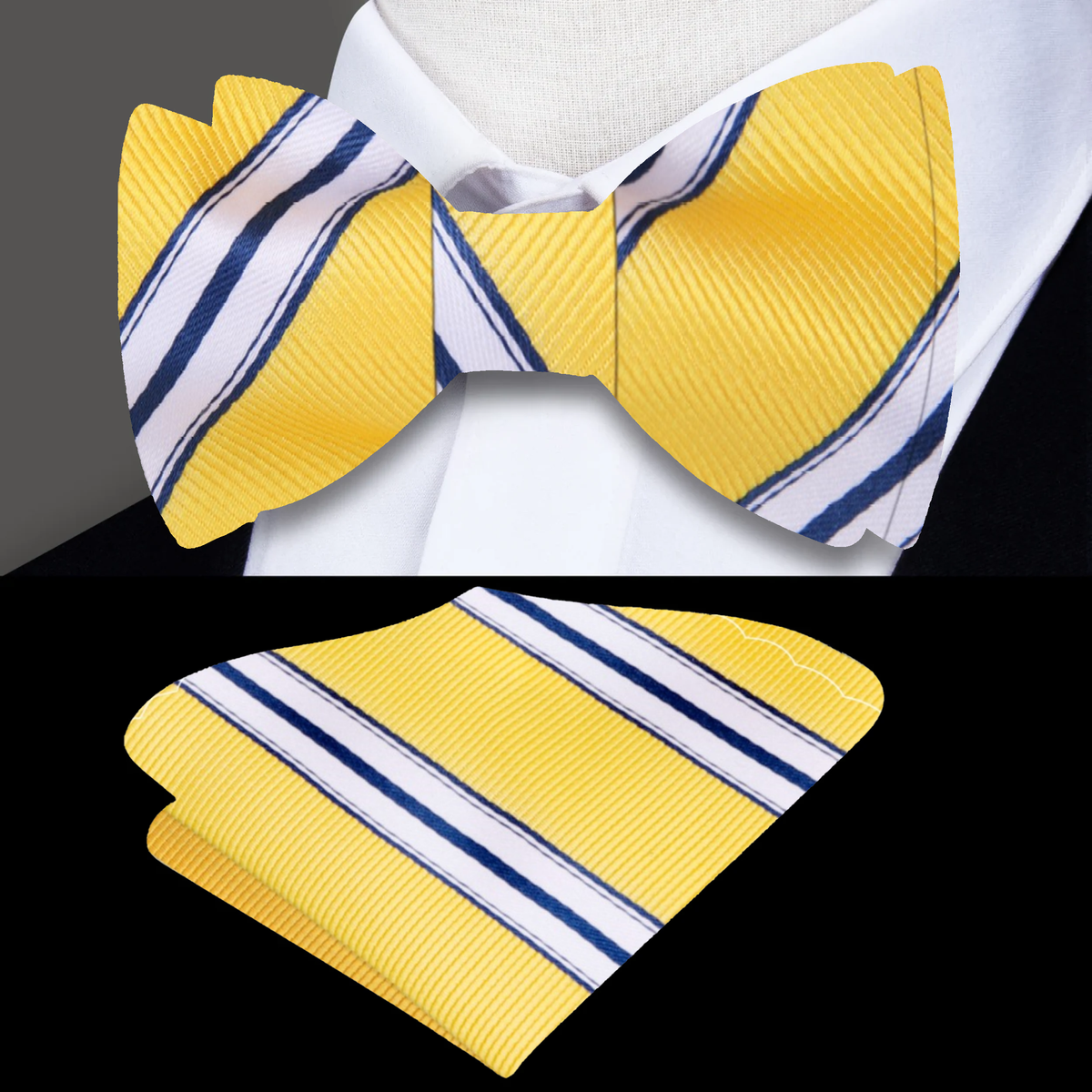 Brisbane Stripe Bow Tie