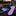 purple pink and blue geometric tie and accenting square