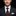 Brown lined necktie and accenting light brown floral square on man