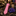 thin pink solid with stripe texture tie and accenting square