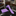 purple pink and blue geometric thin tie and square