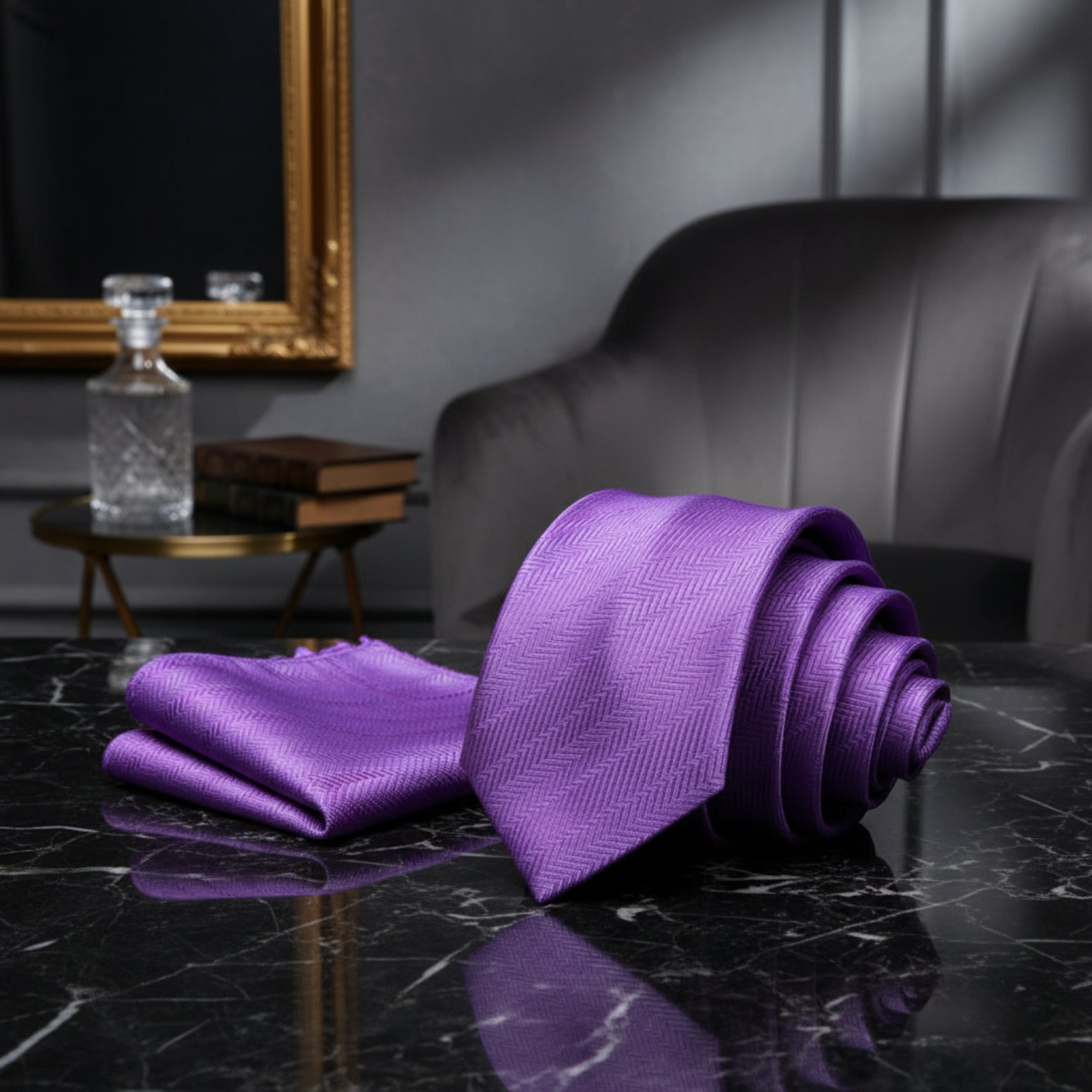 Sophisticated Pink/Purple Silk Tie