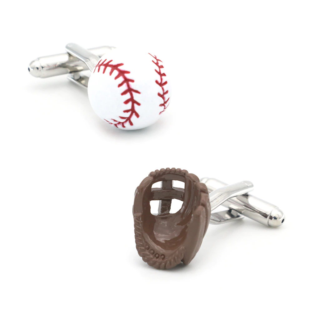 Baseball and Glove Cufflinks