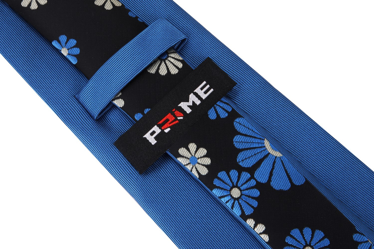 Blue and Dark Blue Flower Tie Keep