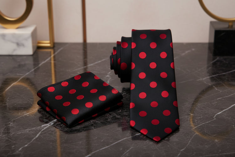 YAS Signature Polka Tie