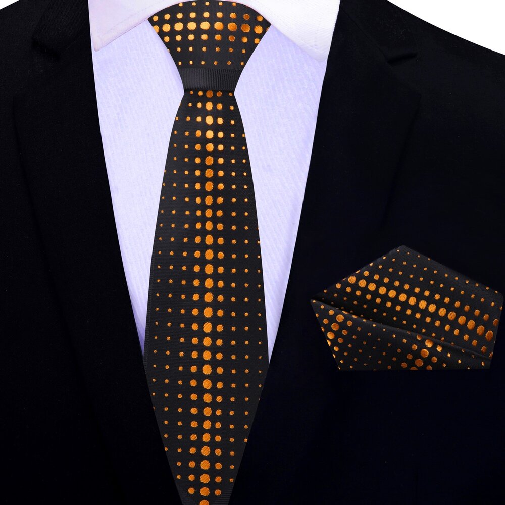 Black Regal Pocket Square