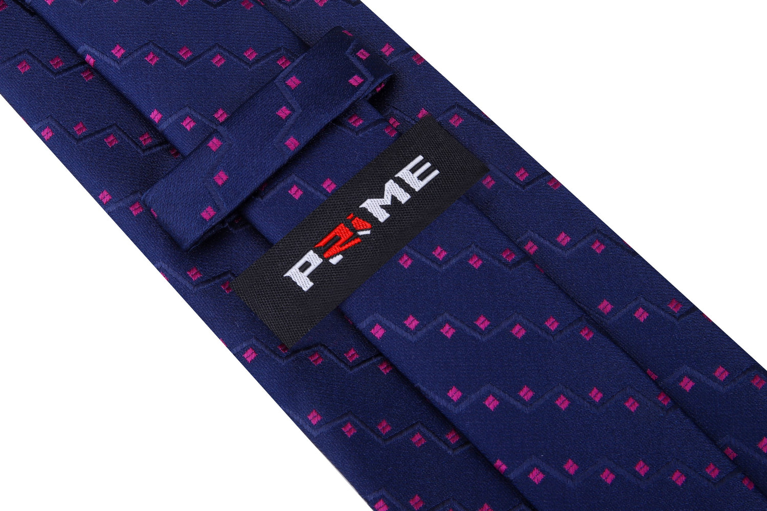 Blue and Pink Silk Necktie Keep