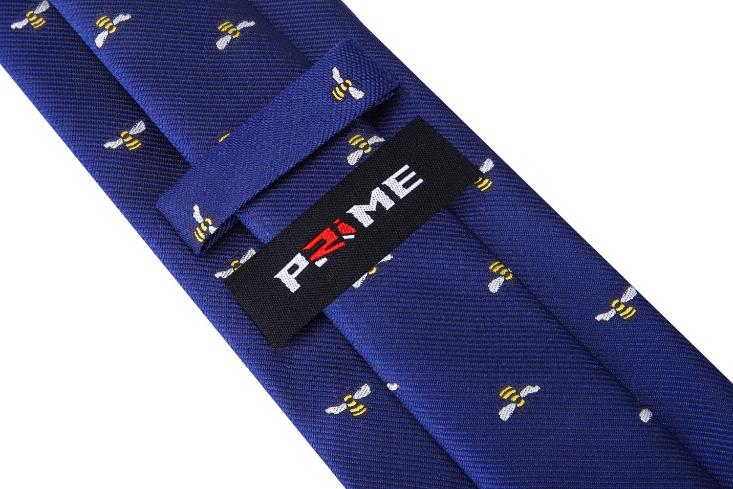 Blue, Yellow, Black Honey Bee Tie Keep